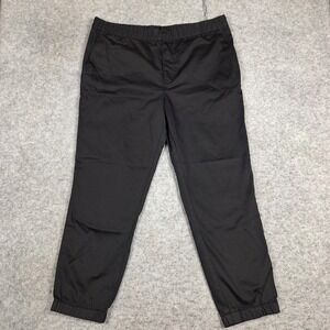 Banana Republic Traveler‎ Pants Mens XL Black Relaxed Tapered Fit Joggers